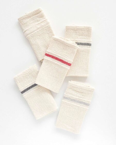 Country Napkin With Variegated Stripes