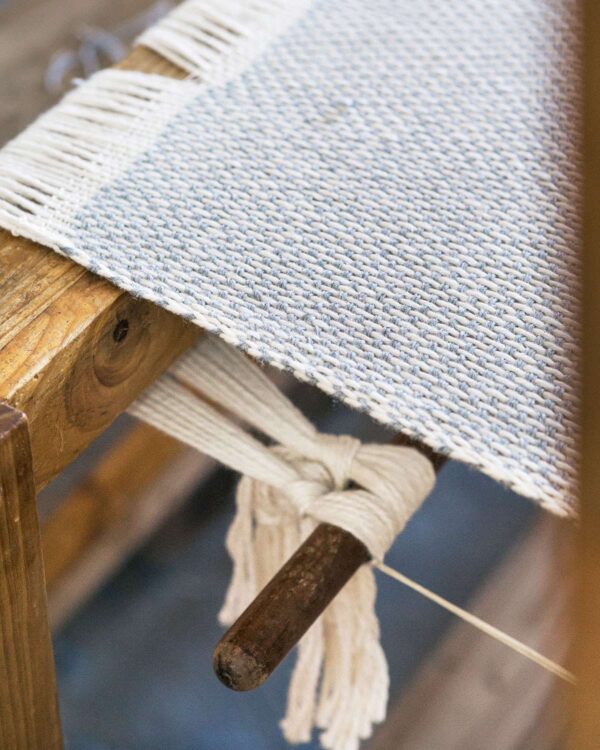 Thick Weave Knee Blanket, Grey, view 4