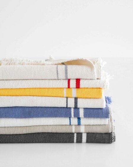 Contemporary Table Runner With Stripes