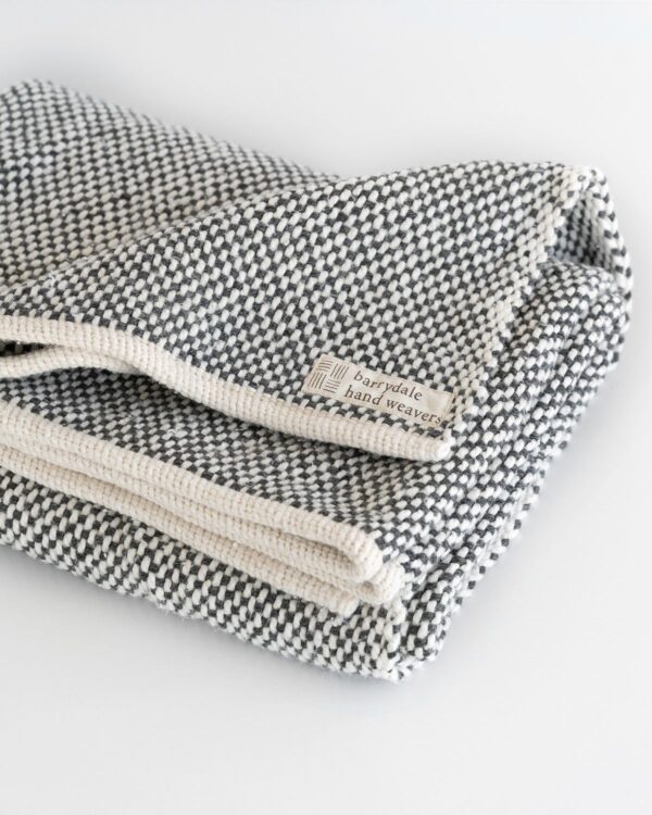 Thick Weave Knee Blanket, Charcoal