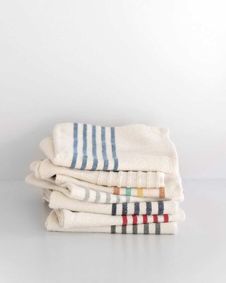 Medium Country Towel With Stripes On Ends