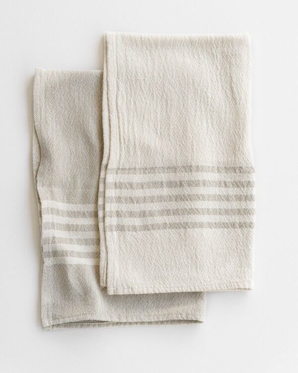 Medium Contemporary Towel Inverse Sets, Stone Inverse Set