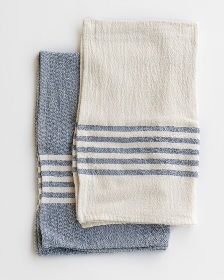 Medium Contemporary Towel Inverse Set (Indigo)